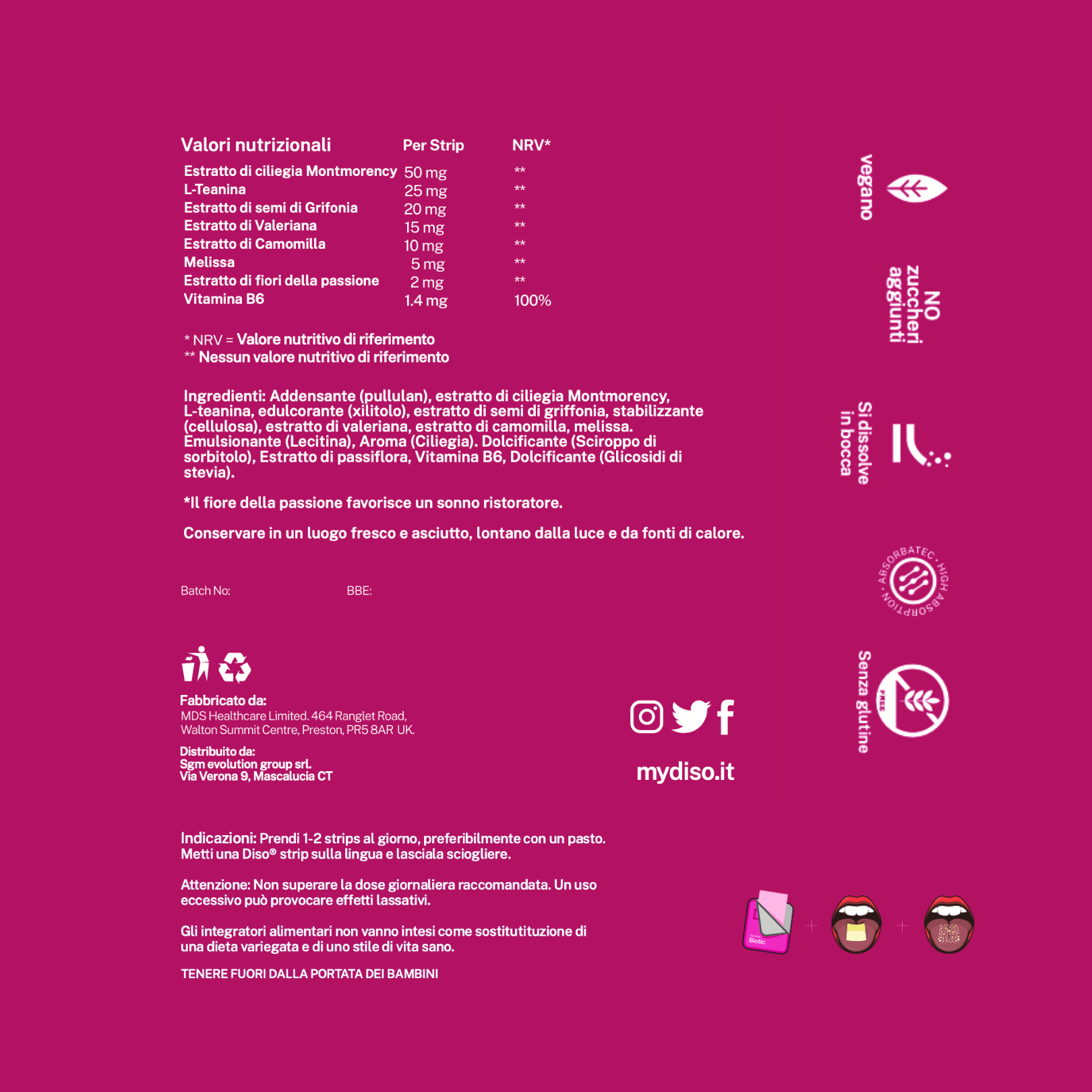 Snooze - Rilassamento e Sonno - 30 Strips
